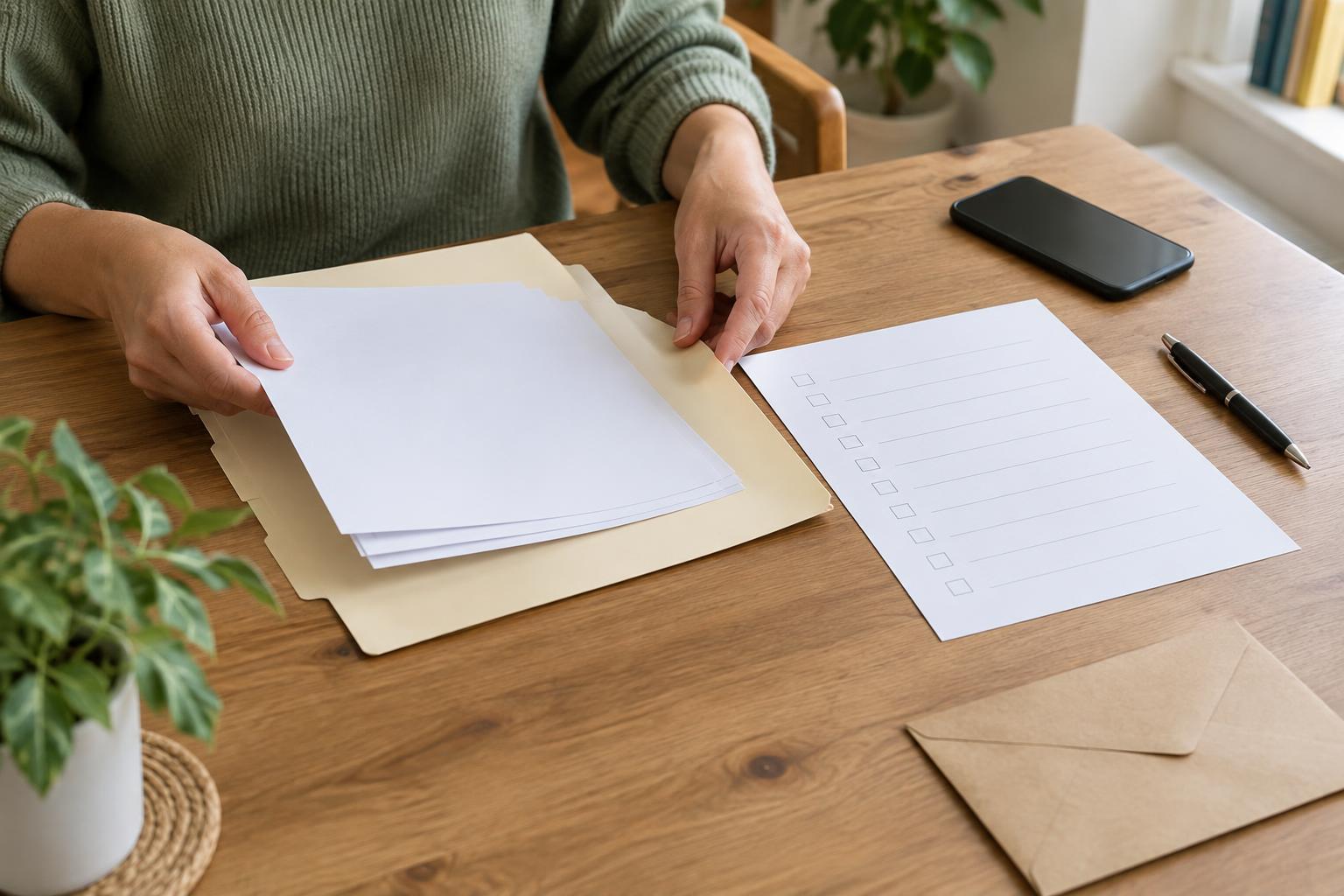 How to Make a Document Checklist for a Public-Service Appointment
