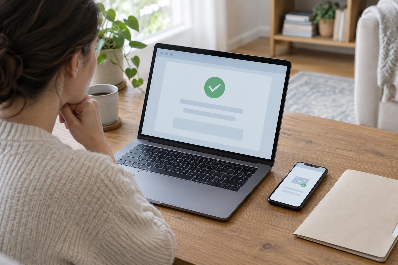 How to Check Whether an Online Form Was Submitted and Save Its Confirmation